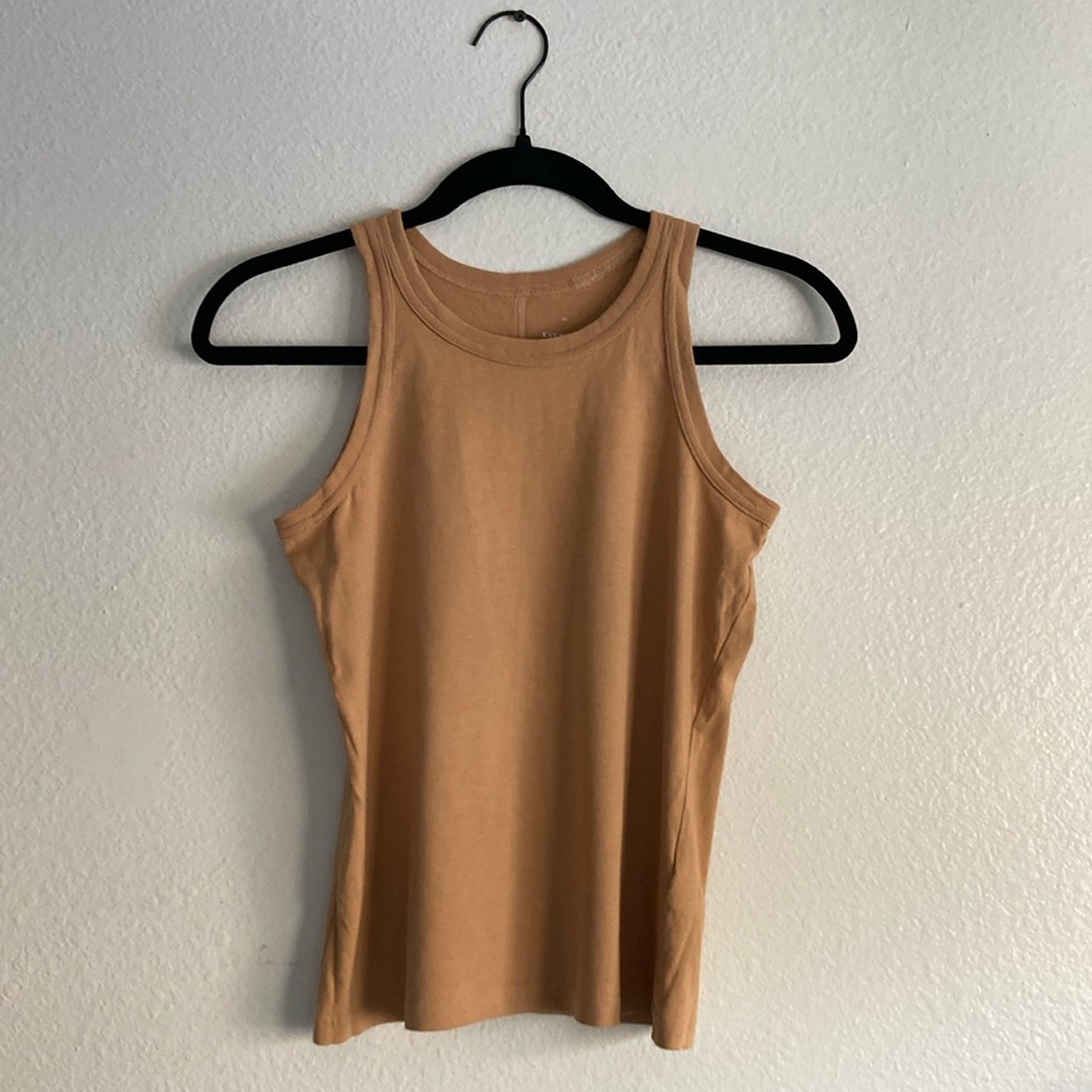 Everlane 100% organic cotton high neck tank